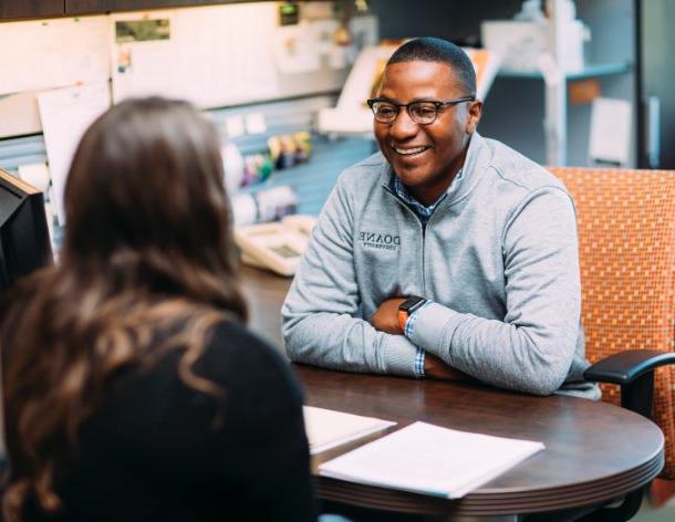 Advisor with Prospective Student